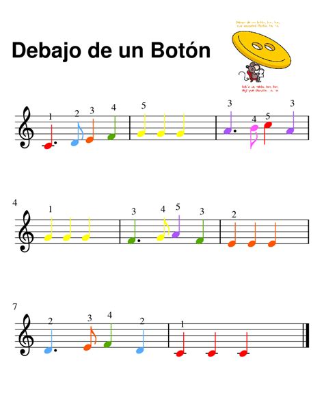 Debajo De Un Botón Sheet Music For Piano Solo