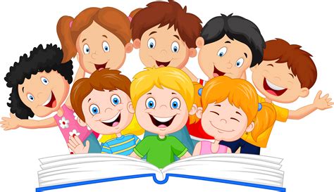 Download Kids Reading Clipart Children Reading Clipart Png Download