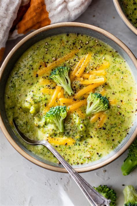 Broccoli Cheddar Soup Skinnytaste Yourhealthyday