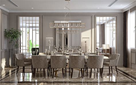 Luxury Contemporary Dining Room On Behance