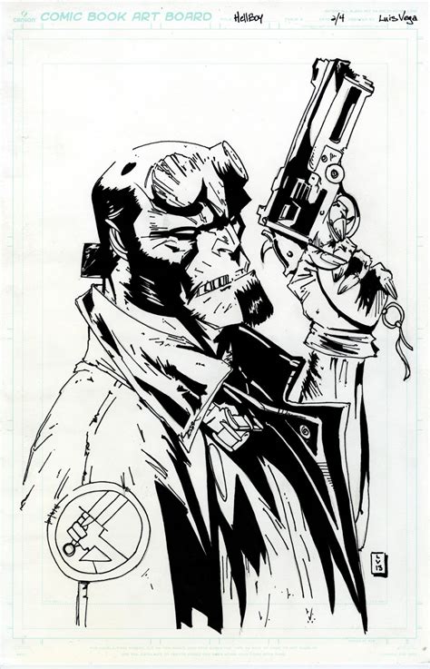 Hellboy Coloring Pages At Free Printable Colorings