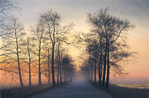 Foggy Sunset By Sezartstudio On Deviantart