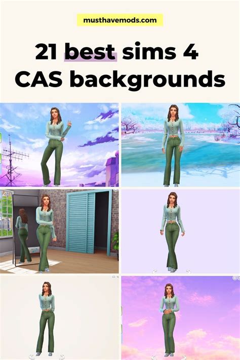 The Ultimate List Of Sims 4 Cas Background Cc Sims 4 Mods Sims 4