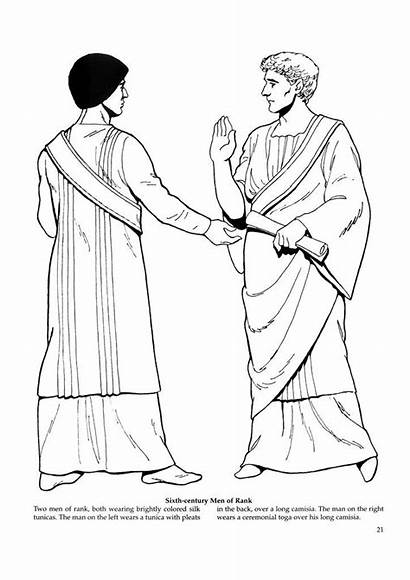 Byzantine Empire Coloring Pages Emperor Medieval Costume