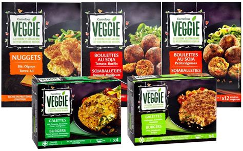 Veggie Première Gamme Végétarienne Chez Carrefour Emballage Alimentaire Emballage Pour