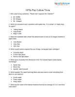 Printable october trivia questions and answers. 90 S Movie Trivia Questions And Answers ~ trivia questions ...