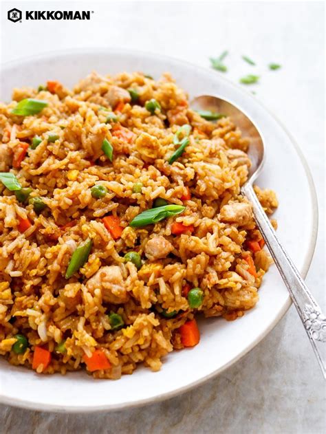 Hoisin Pork Fried Rice Kikkoman Home Cooks Recipe Pork Fried Rice