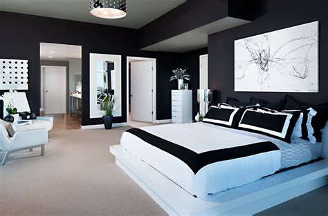 For the wall in your home, waiting is all the same: 10 Amazing Black and White Bedrooms - Decoholic