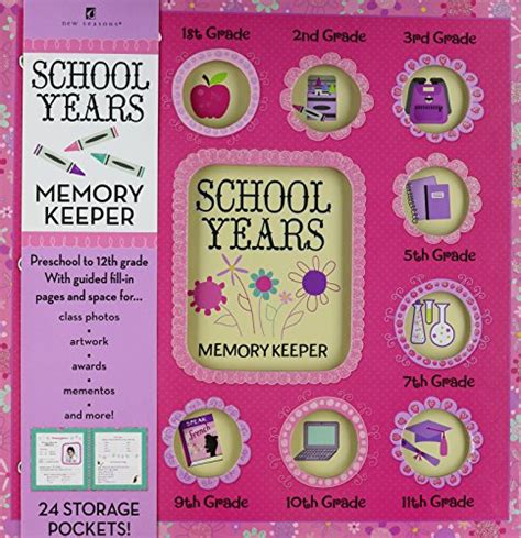 School Years Memory Keeper Pink Modern Floral Editors Of Publications