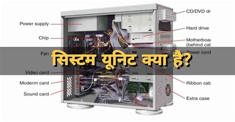 सिस्टम यूनिट क्या है इसके कार्य और प्रकार Mrgyani