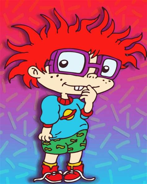 Chuckie Finster Rugrats Paint By Numbers Pbn Canvas