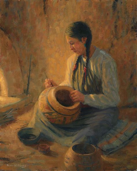 Tradition Oil Painting By Santa Fe Artist Roger Williams Painting