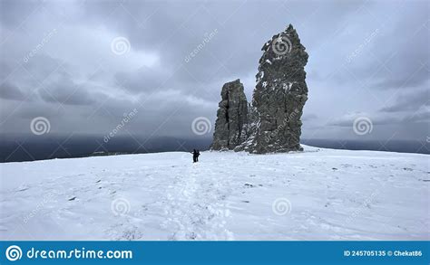 Weathering Pillars Komi Republic Russia Geological Monument In The