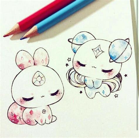 ✓ download kawaii drawings to color and paint. Pin by K Markwell on Echospotch | Kawaii drawings, Cute ...