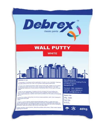 Debrex Wall Putty Powder 40 Kgs At Best Price In Bengaluru By Debrex
