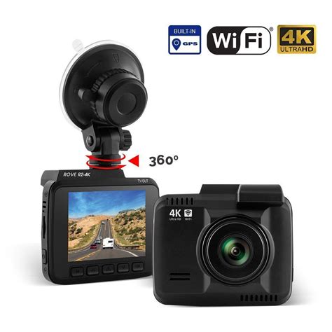 Rove R2 4k Dash Cam 4k Ultra Hd 2160p Dash Board Camera Built In Wifi And Gps