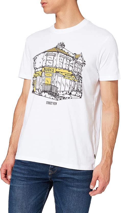 Springfield Camiseta Edificio Urban Hombre Amazones Ropa