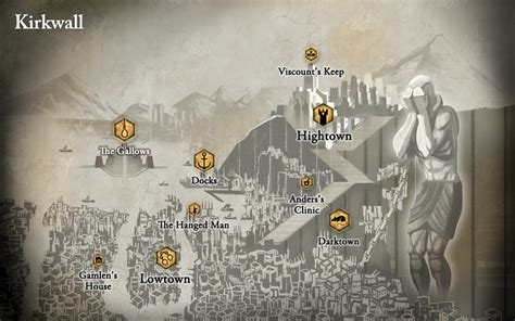 Dragon Age Kirkwall Map