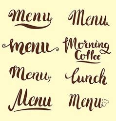 Cafe Set Royalty Free Vector Image Vectorstock