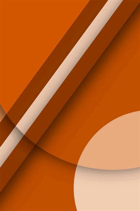 Beautiful Orange Geometric Iphone 7 Wallpaper