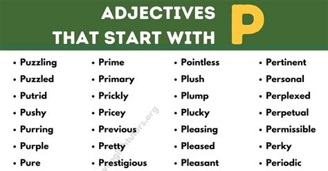 Adjectives My English Tutors