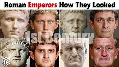 1st Century Roman Emperors Realistic Face Reconstruction Using Ai And