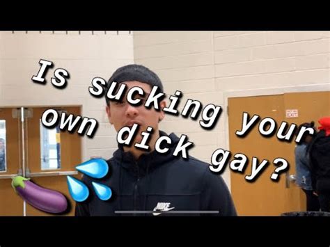 IS SUCKING YOUR OWN DICK GAY Babe Edition YouTube