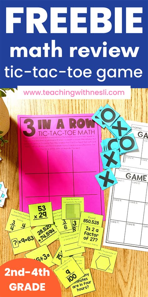 Free Math Review Games For The End Of The Year 2nd Grade 3rd Grade