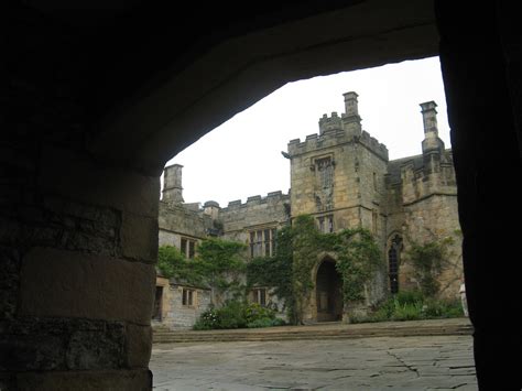 Haddon Hall The Courtyard Of This Delightful Building Seen Flickr
