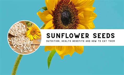 Sunflower Seeds Nutrition Health Benefits And How To Eat Them