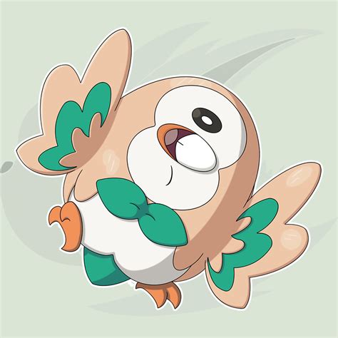 Fcs Rowlet 1100 By Raizhuw The Real On Deviantart