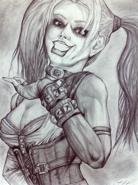We have collect images about realistic harley quinn pencil drawing including images, pictures, photos, wallpapers, and more. Arkham City style Harley Quinn by DiegoE05 on DeviantArt