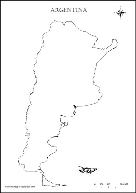 Dibujo De Mapa De Argentina Para Colorear E Imprimir Images