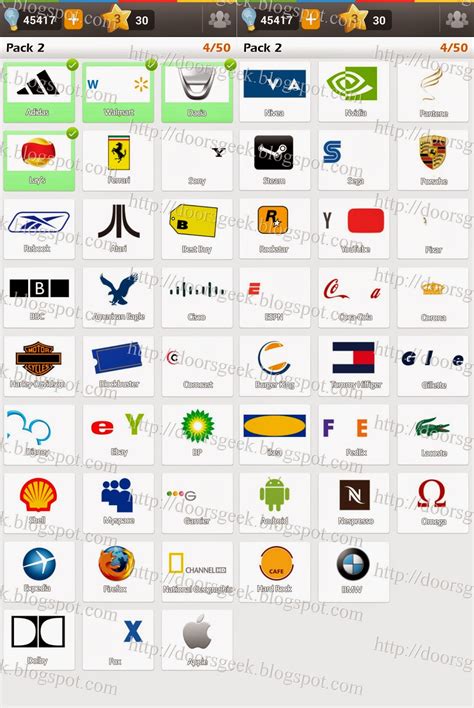 Logos Quiz Lösungen Logos Quiz Answers Alle Marken Für Alle Level