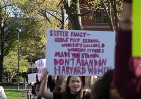 Harvard Single Sex Club Policy Women Protest On Campus