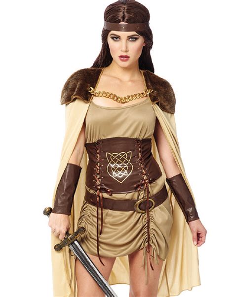 Celtic Warrior Maiden Renaissance Adult Womens Halloween Costume
