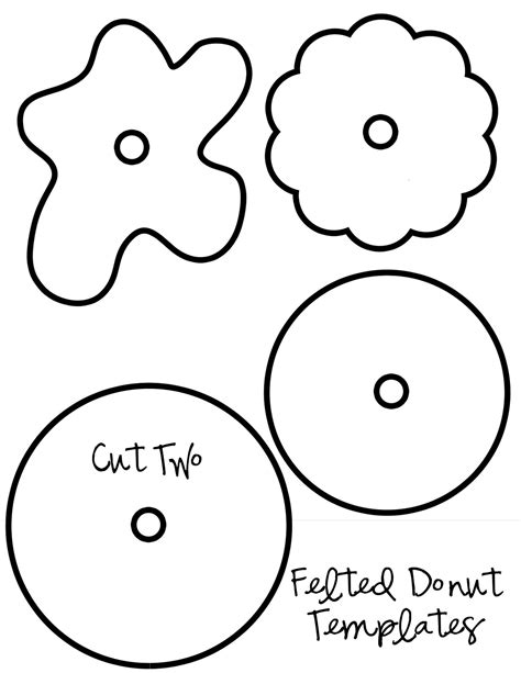 Donut Craft Template