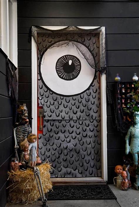 Halloween Door Decorations Easy Halloween Decor Ideas Puerta De