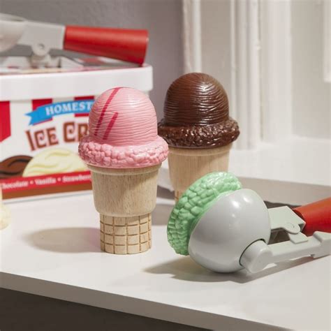 Melissa And Doug Scoop And Stack Ice Cream Cone Magnetic Pretend Play Set