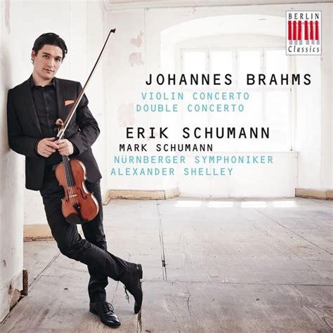 Erik Schumann Brahms Violin Concerto Double Concerto Cd Erik
