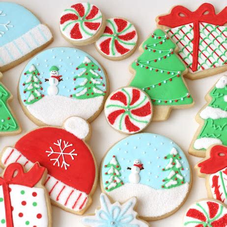 Plain or decorated, they're a fave at parties. Christmas Cookies Galore!! - Glorious Treats