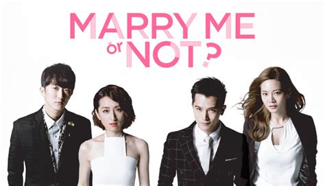 Marry me, or not? is a 2015 taiwanese drama series. What I'm Watching: November/December | Heart of Manga
