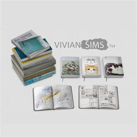 The Sims 4 Books Clutter Cc Packs All Free Fandomspot Parkerspot