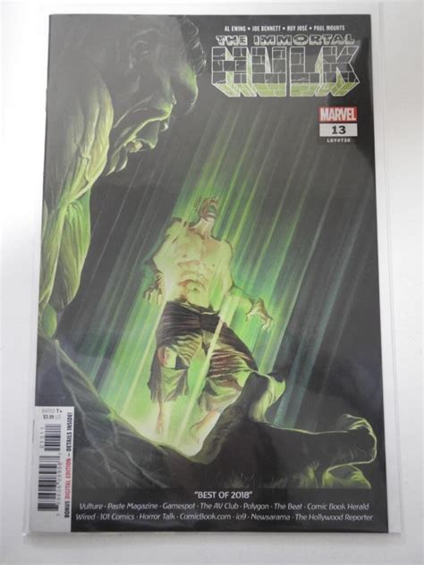 The Immortal Hulk 13 2019 Comic Books Modern Age Marvel Hipcomic