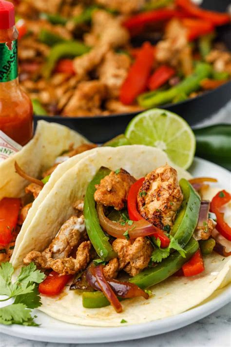 Easy Chicken Fajitas Minute Meal Spend With Pennies