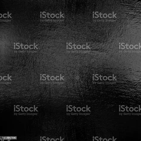 Black Foil Texture Metallic Background Stock Photo Download Image Now