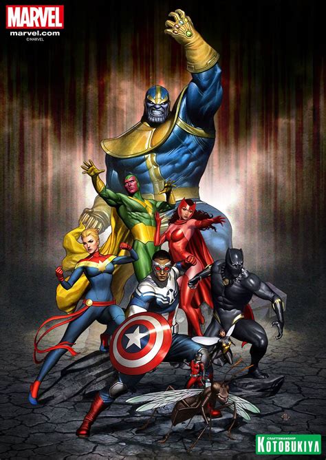 2011, сша, фантастика, боевики, приключения, 12+. Kotobukiya Avengers Series 2 Statues Announced - The ...