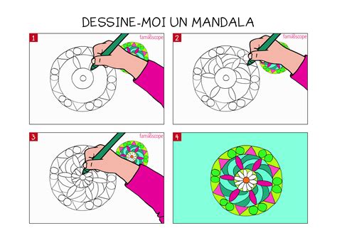 Apprendre à Dessiner Un Mandala En 3 étapes