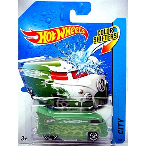 Splash or dunk your colour shifters vehicle in water and watch your ride change colours before your eyes! Hot Wheels Color Shifters - VW Drag Bus - Global Diecast ...