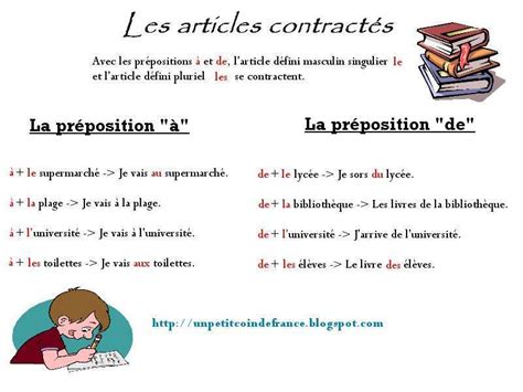 Aprenons En FranÇais 2º Eso Articles ContractÉs